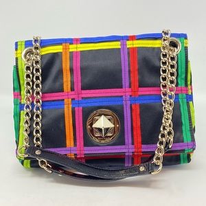 Kate Spade Nylon and Colored Ribbon Handbag.